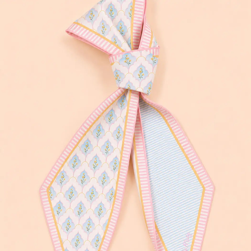 Pink Poppy Twilly Scarf