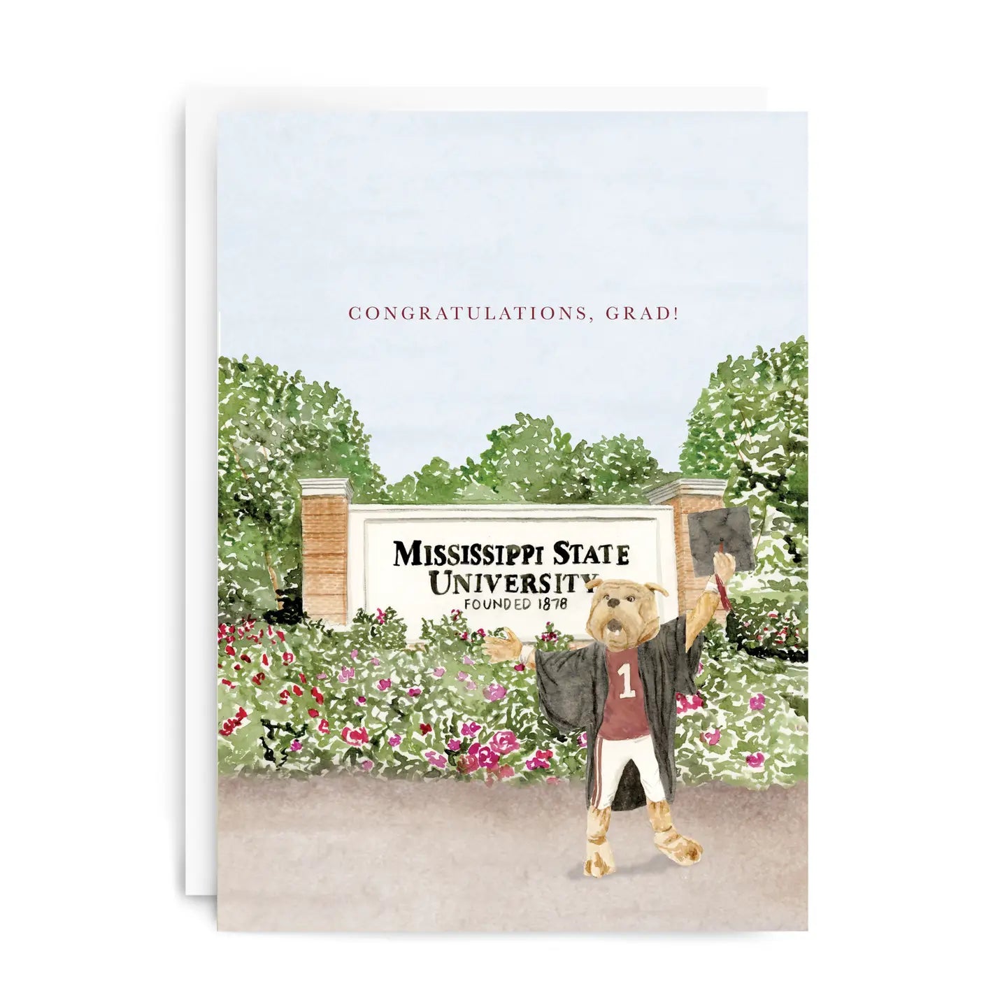 Licensed Mississippi State Graduation Greeting Card