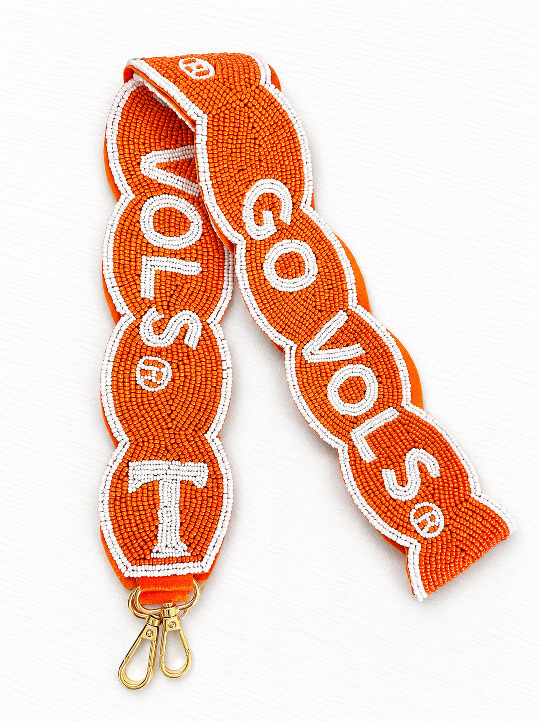 University of Tennessee Fully Beaded Scalloped Purse Strap