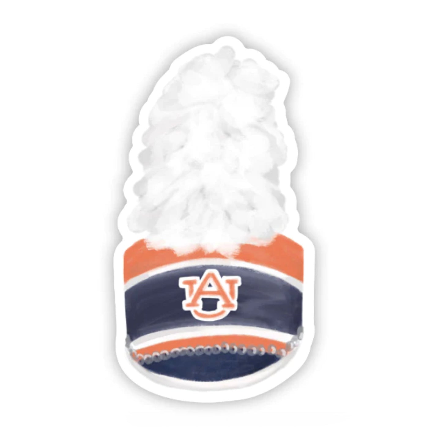 Auburn Marching Band Watercolor Sticker