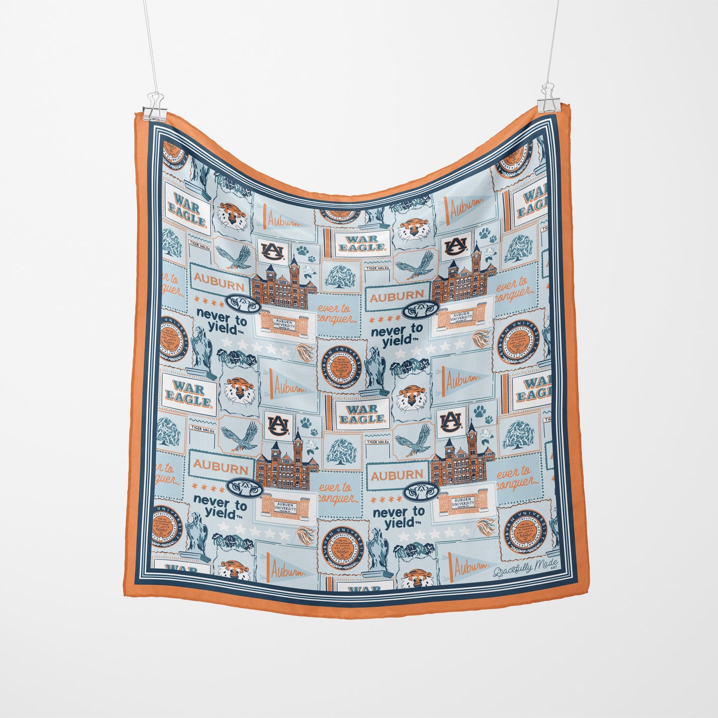 Auburn University Silk Scarf