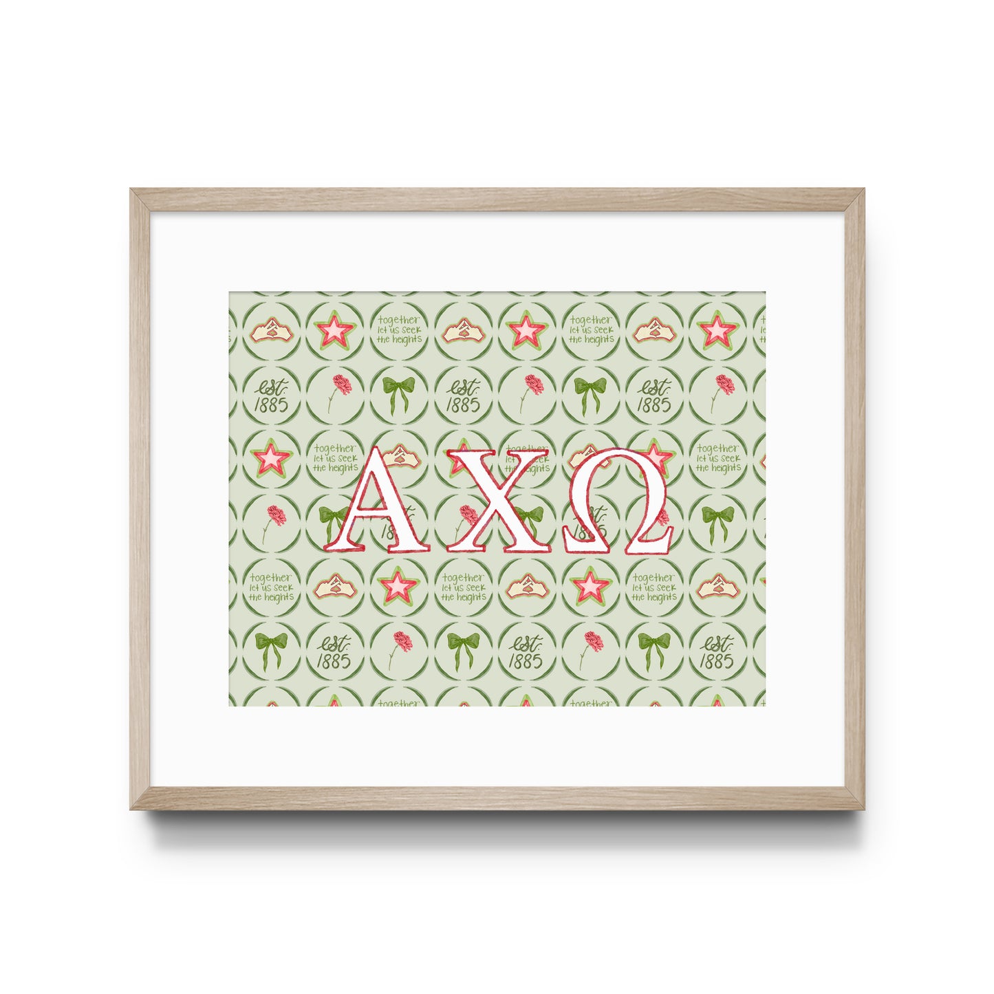 Alpha Chi Omega Art Print