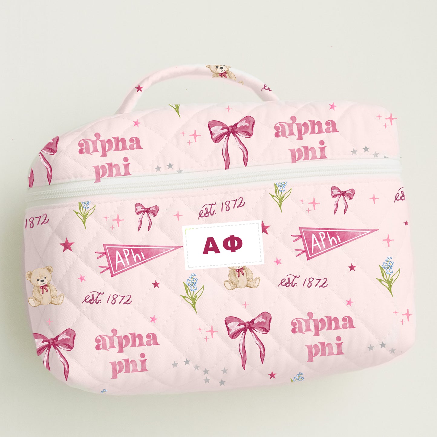 Alpha Phi Toiletry Bag PREORDER