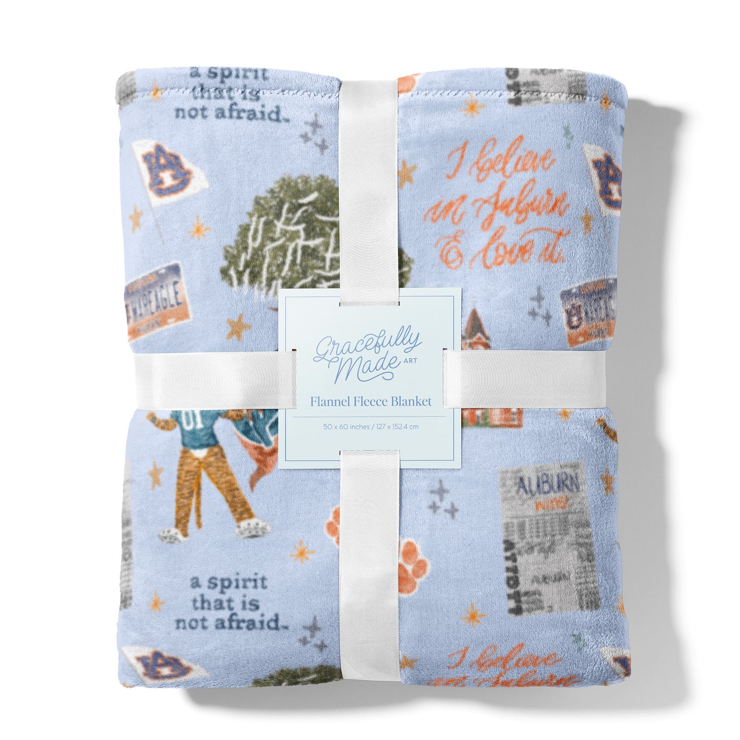 Auburn University Flannel Fleece Blanket
