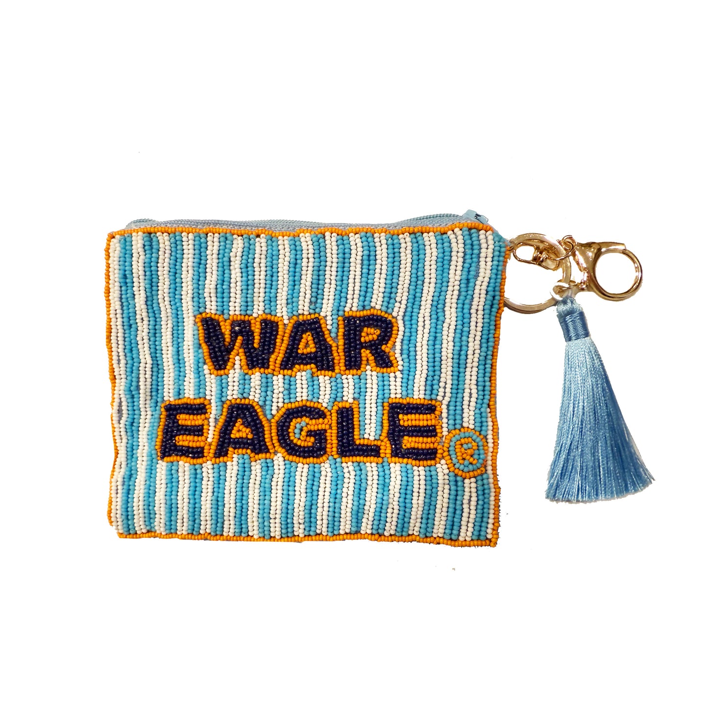 Auburn University Beaded Coin Purse