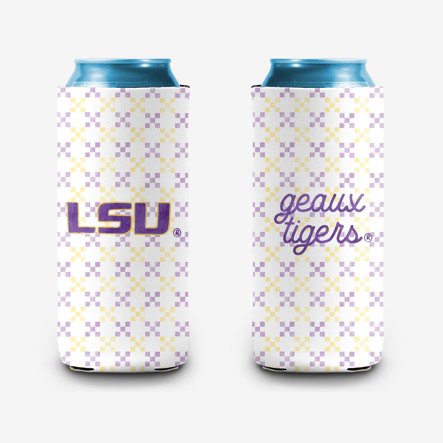 Louisiana State University Skinny Koozie