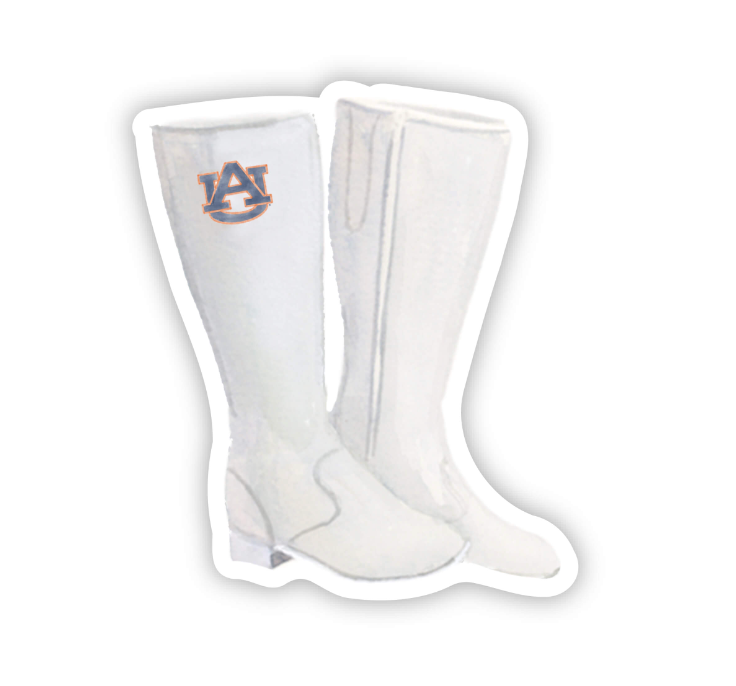 Auburn University Majorette Boot Sticker