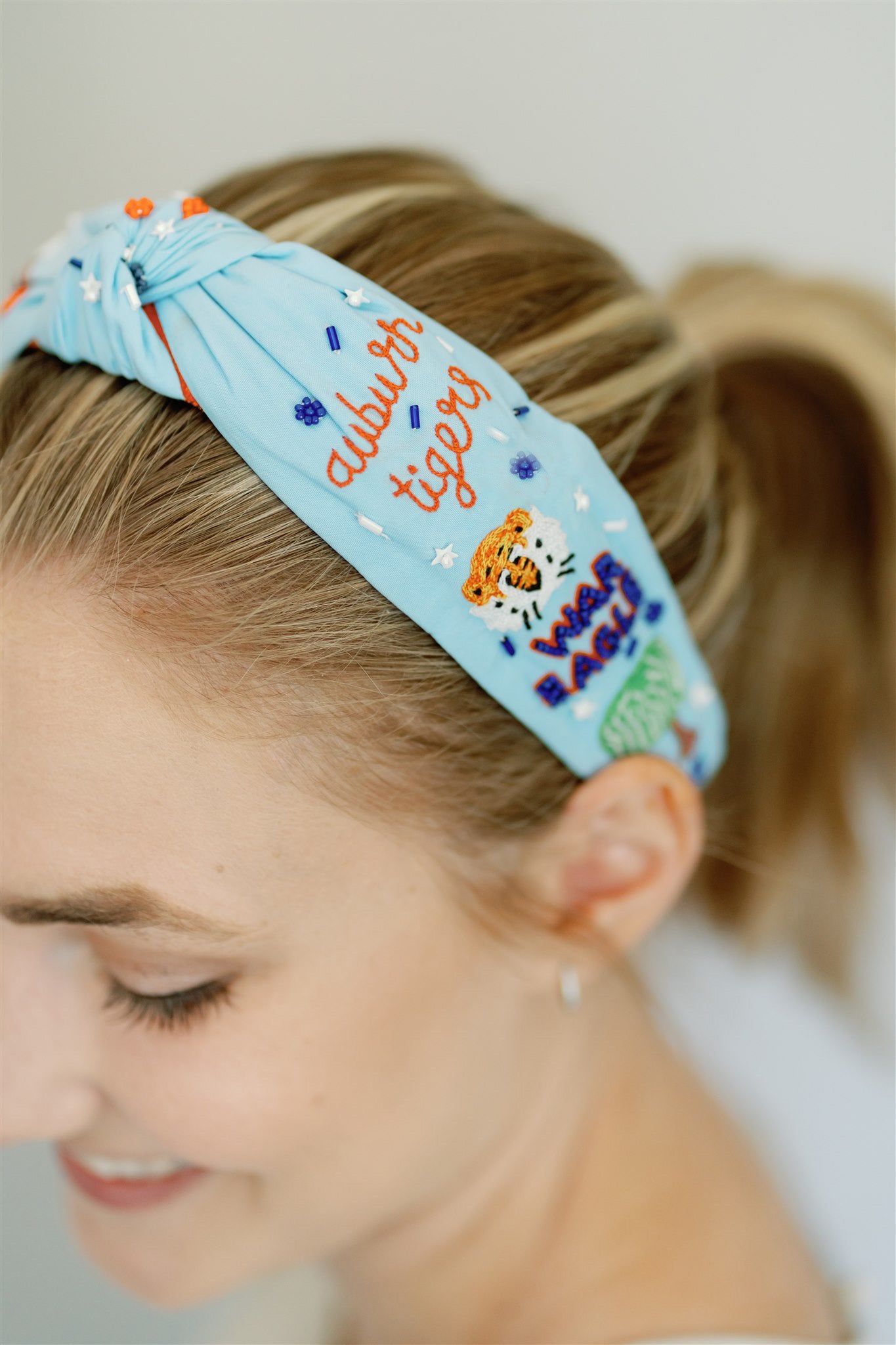 Auburn University Beaded Headband