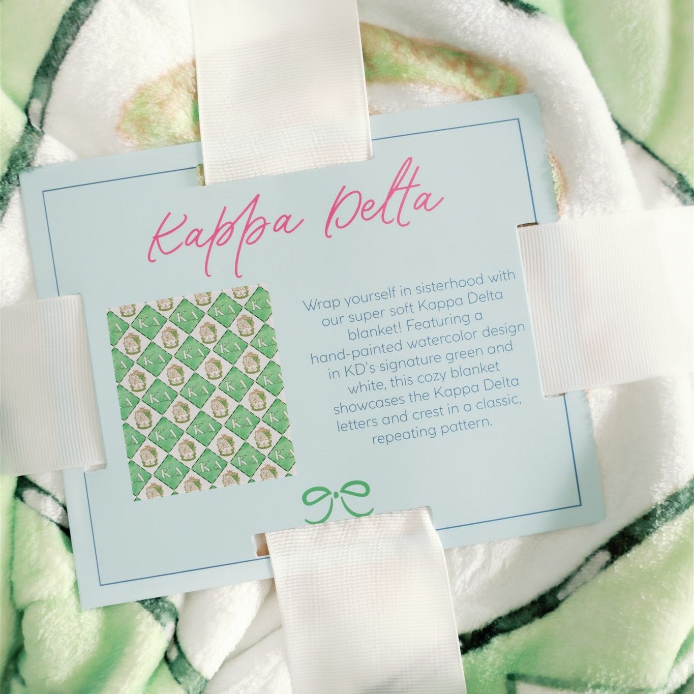 Kappa Delta Flannel Fleece Blanket