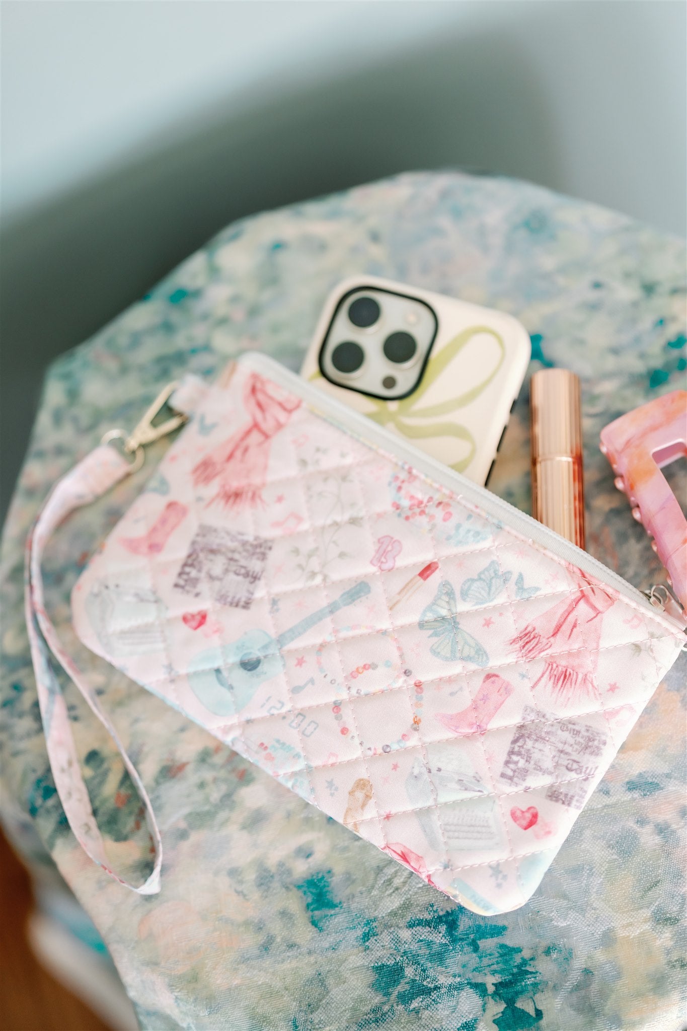 Taylor Swift Quilted Wristlet