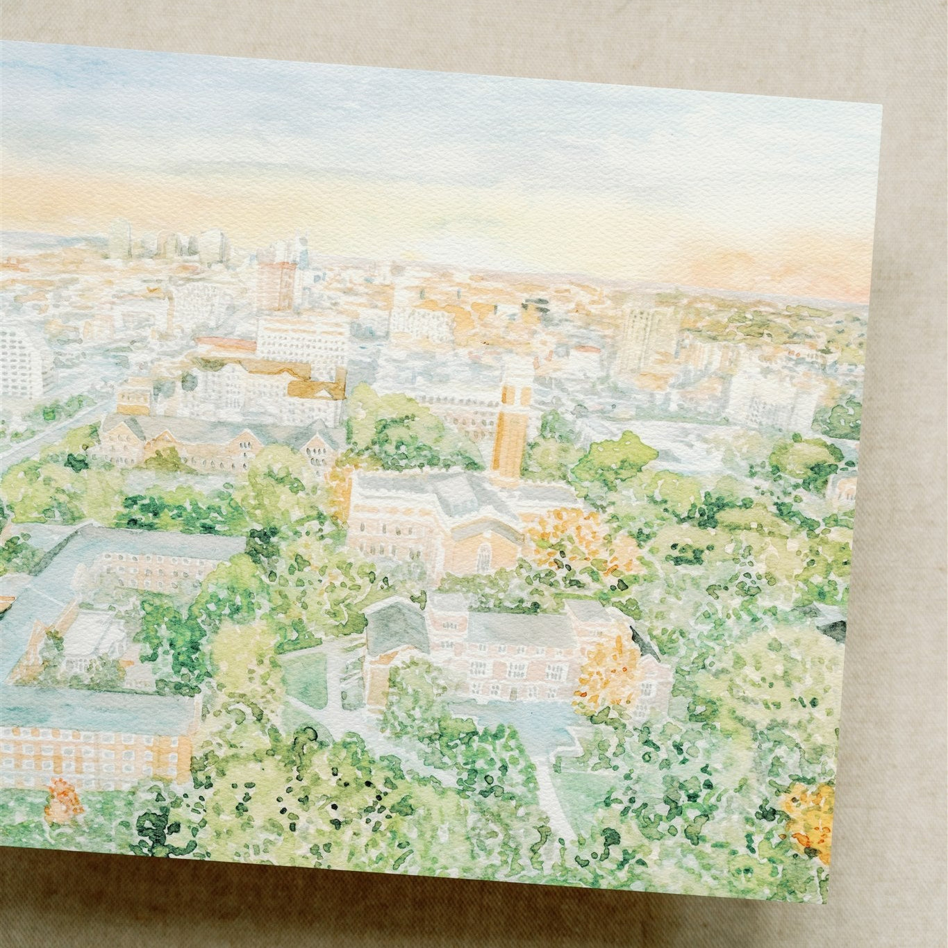 Vanderbilt Aerial Campus Print