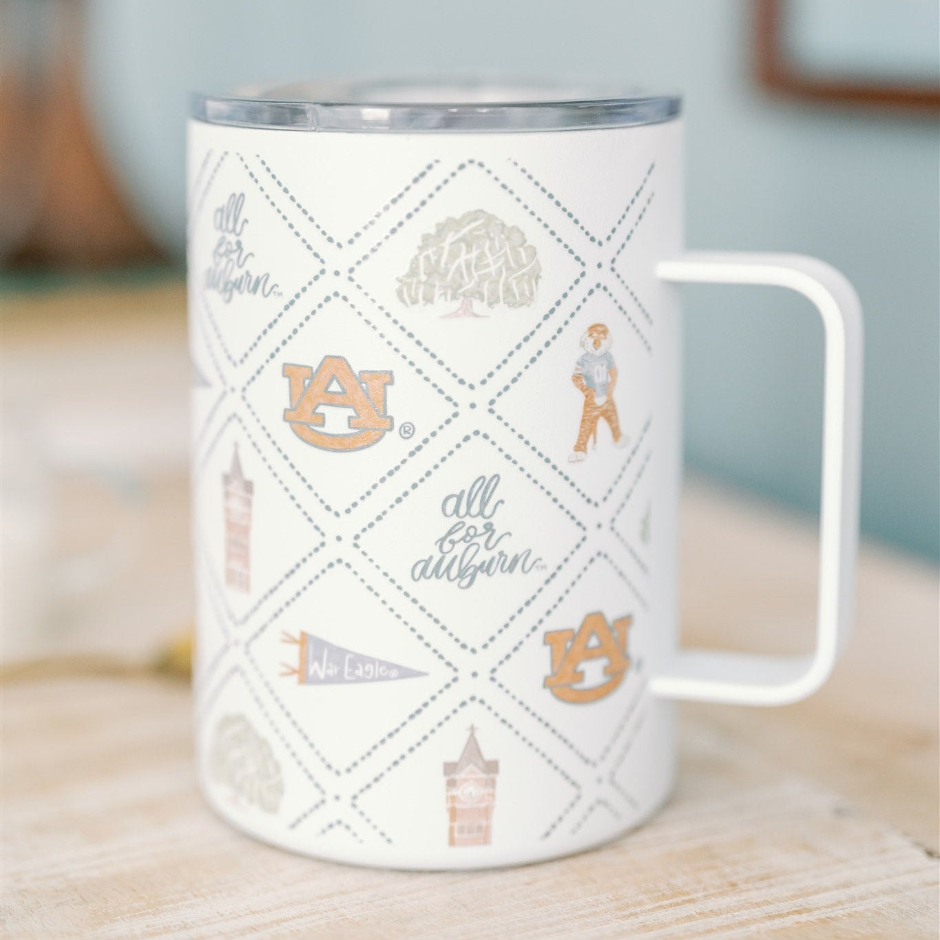 Licensed 16 oz. Insulated Auburn University Mug