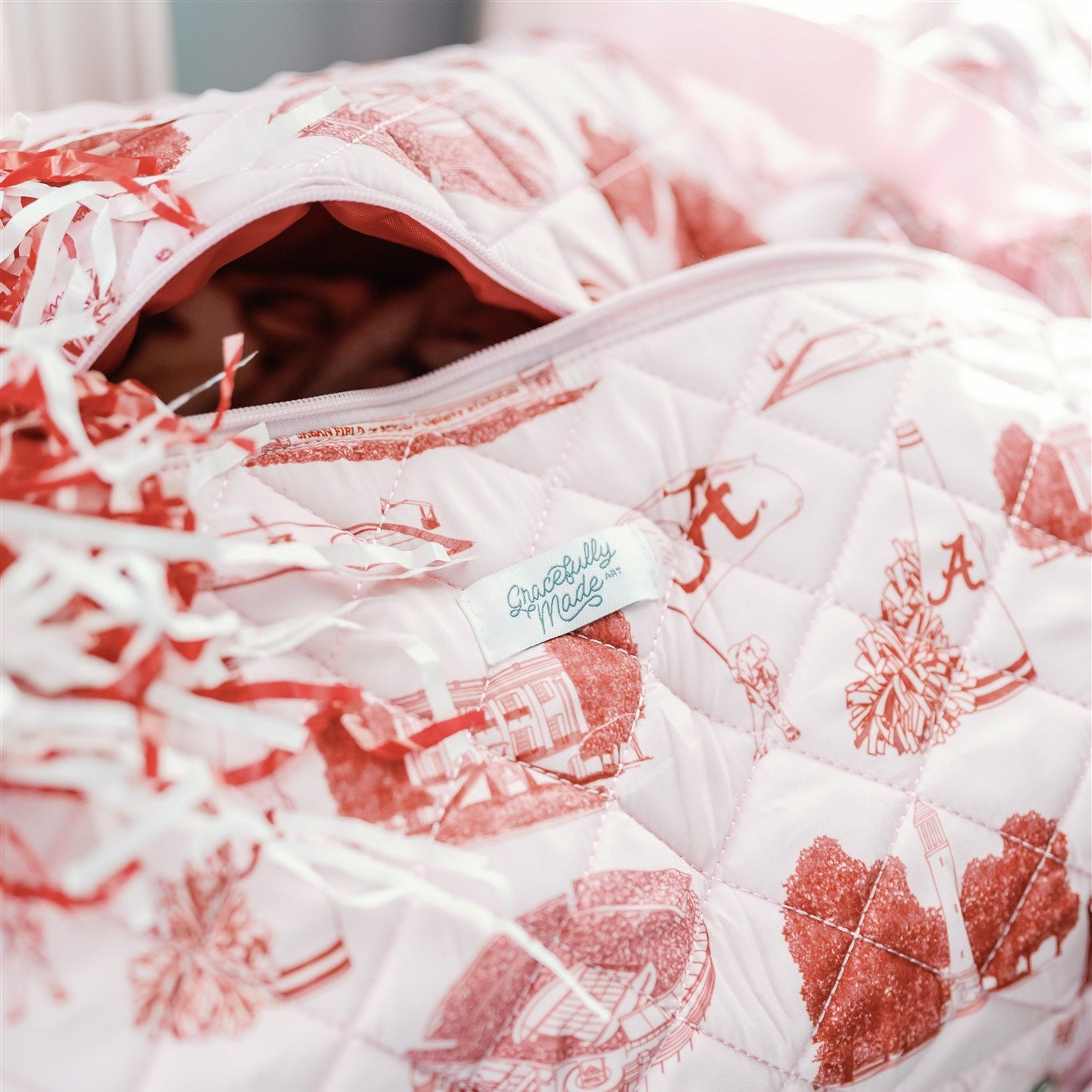 Alabama Quilted Duffle