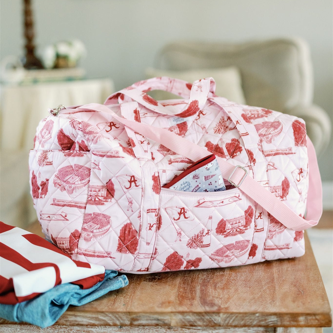 Alabama Quilted Duffle