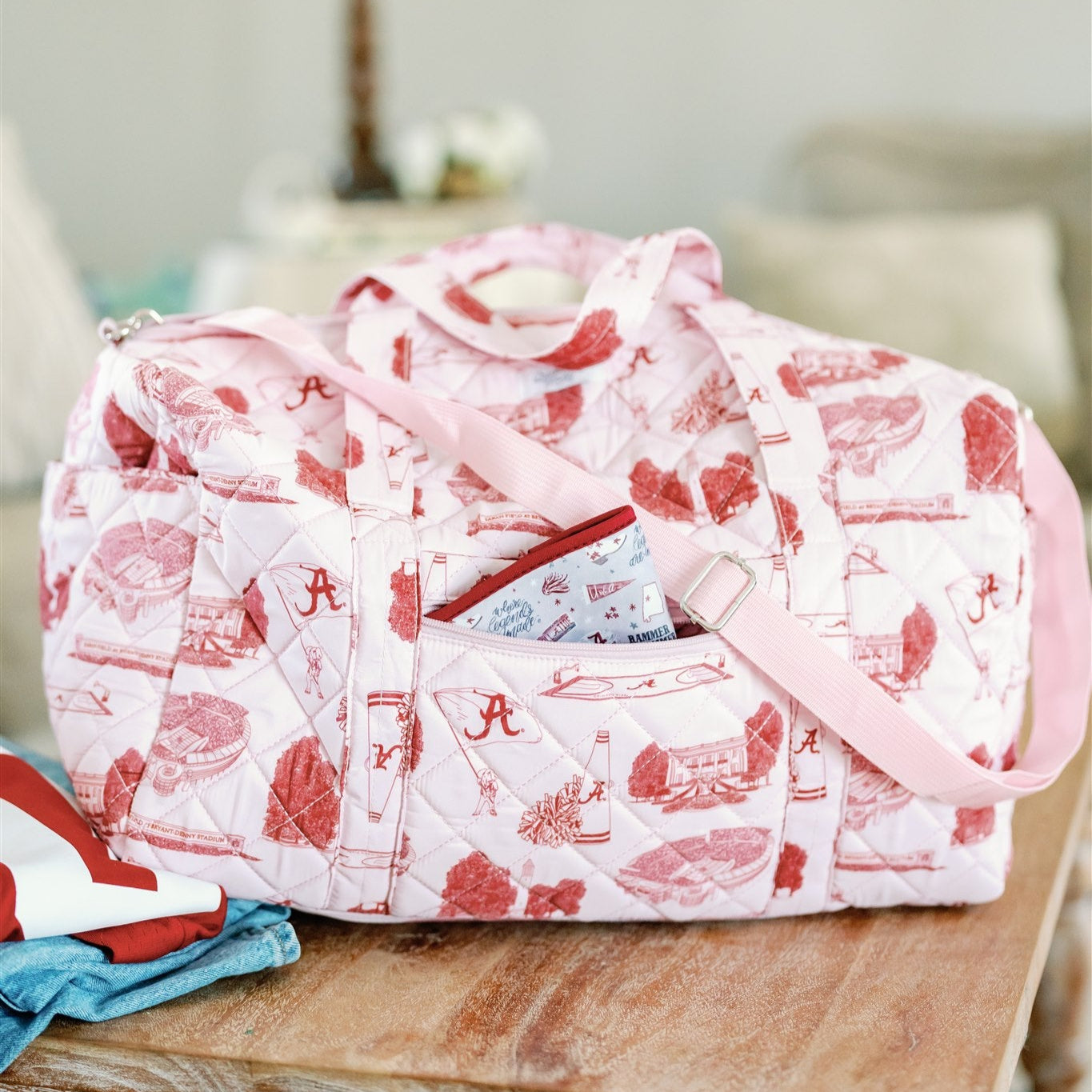 Alabama Quilted Duffle