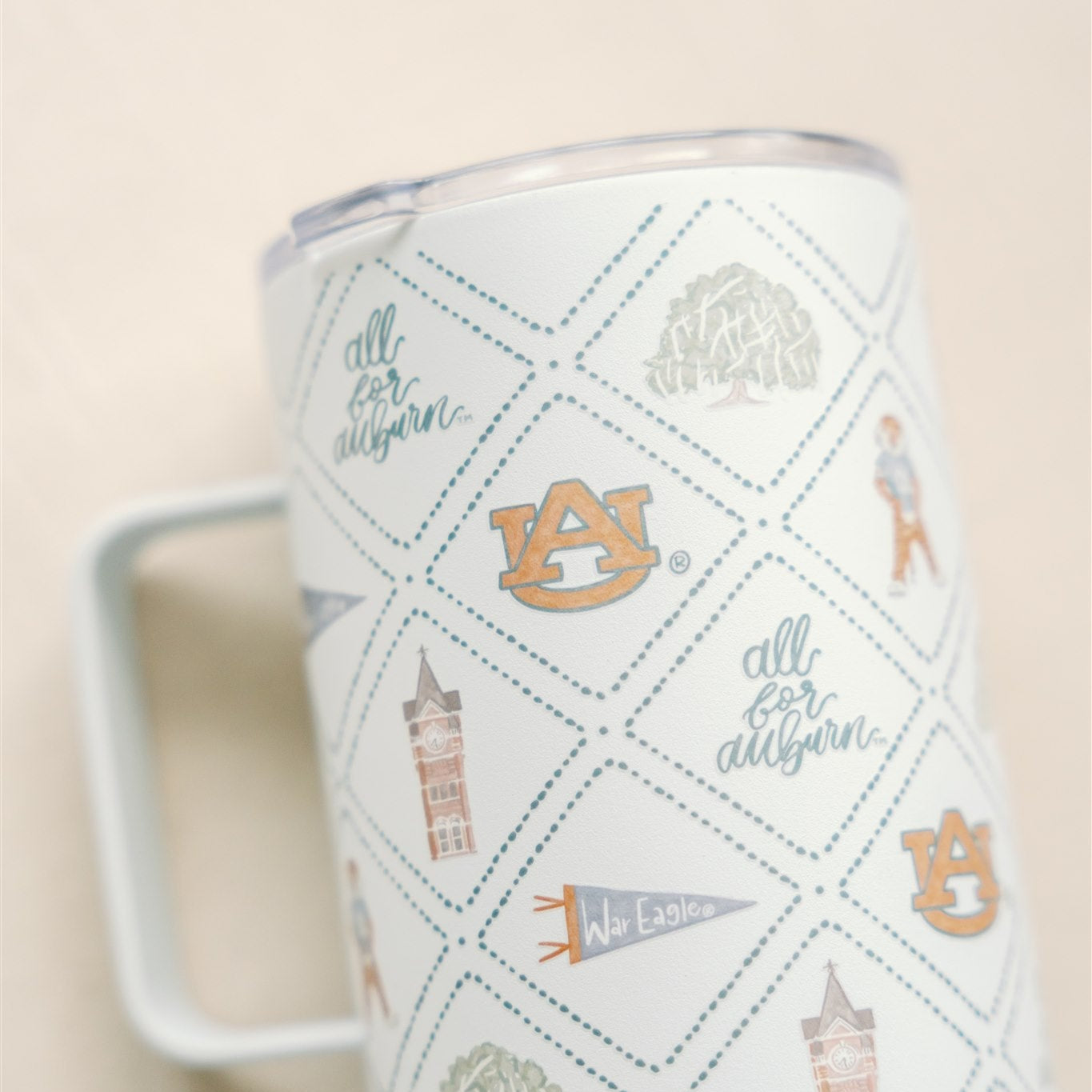 Licensed 16 oz. Insulated Auburn University Mug