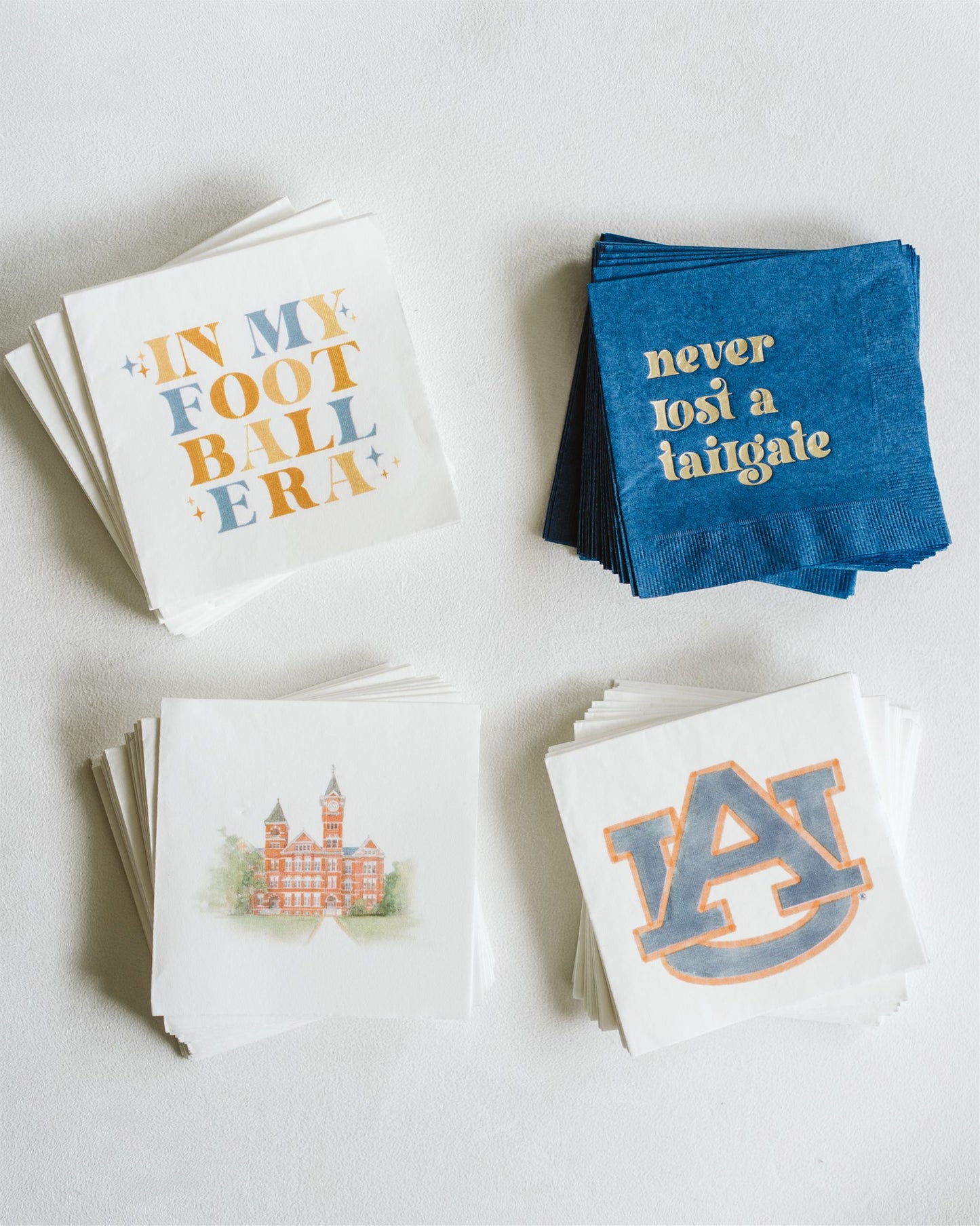 Orange and Blue "In My Football Era Napkin Pack