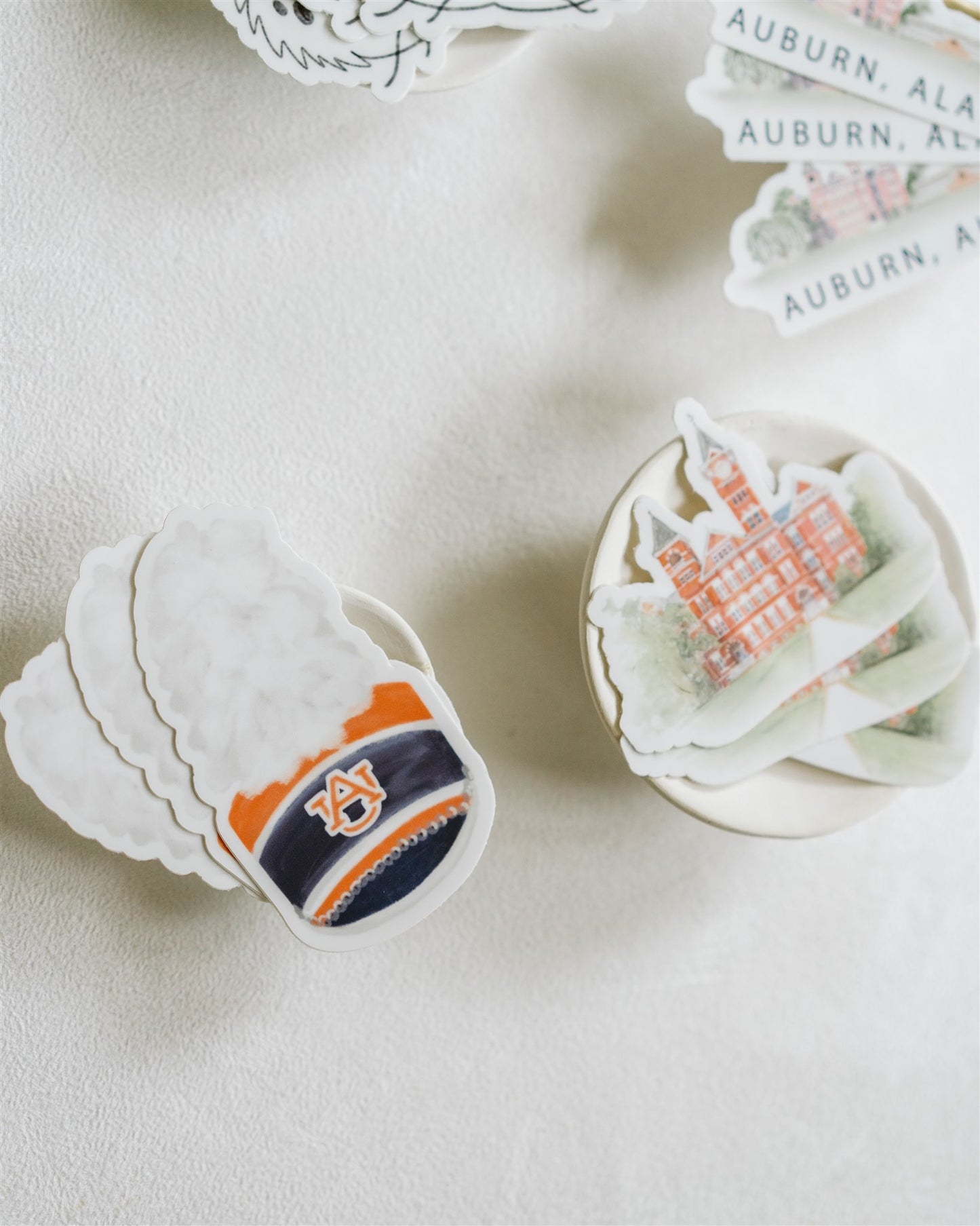 Auburn Marching Band Watercolor Sticker