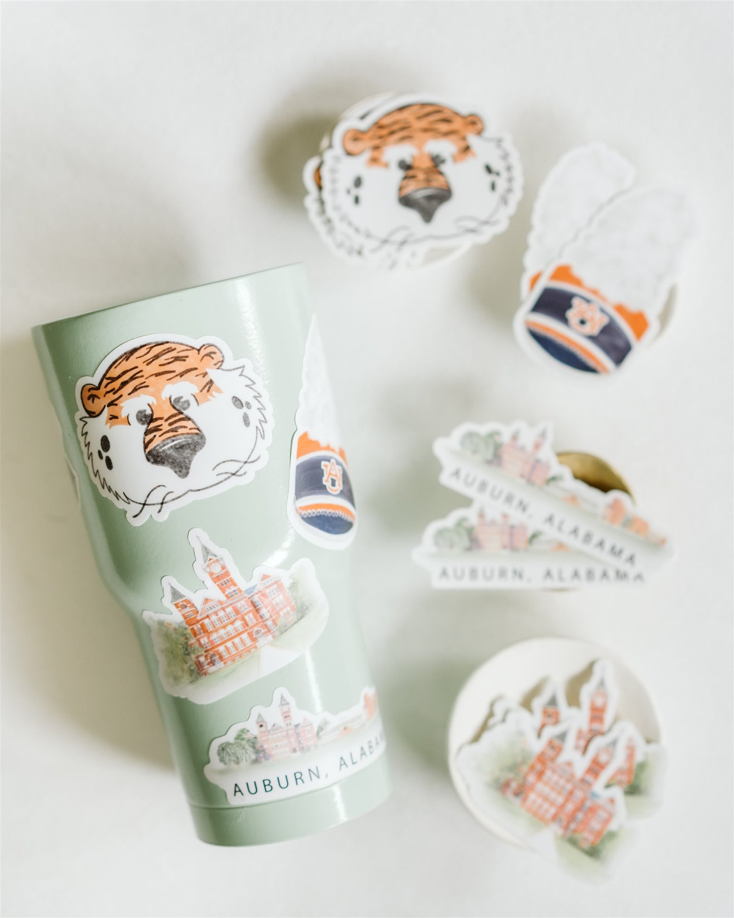 Auburn Marching Band Watercolor Sticker
