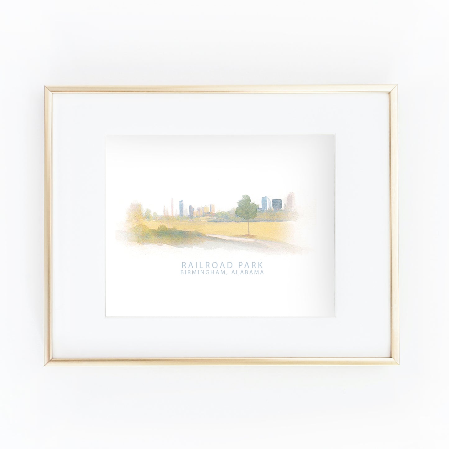 Railroad Park Print