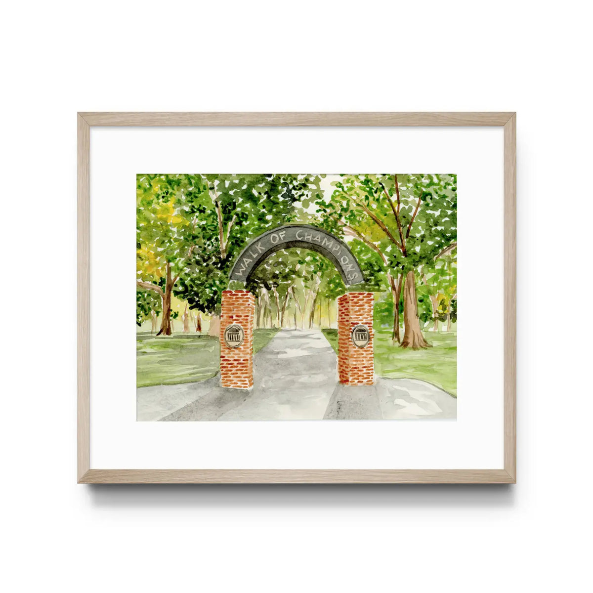 Ole Miss Walk of Champions Art Print