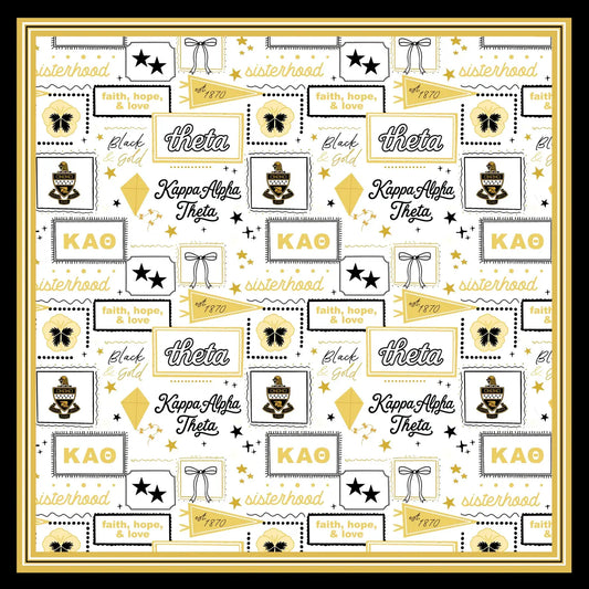 Kappa Alpha Theta Silk Scarf