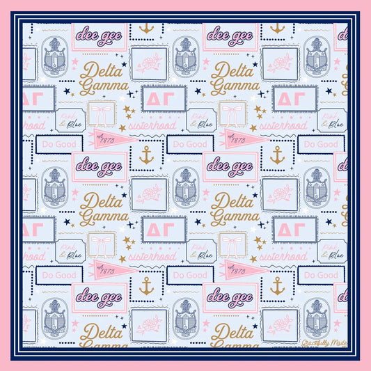 Delta Gamma Silk Scarf