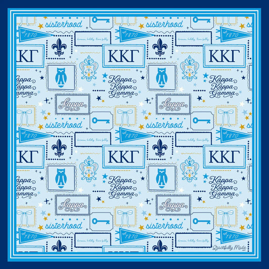 Kappa Kappa Gamma Silk Scarf