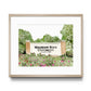 Licensed Mississippi State Sign Art Print