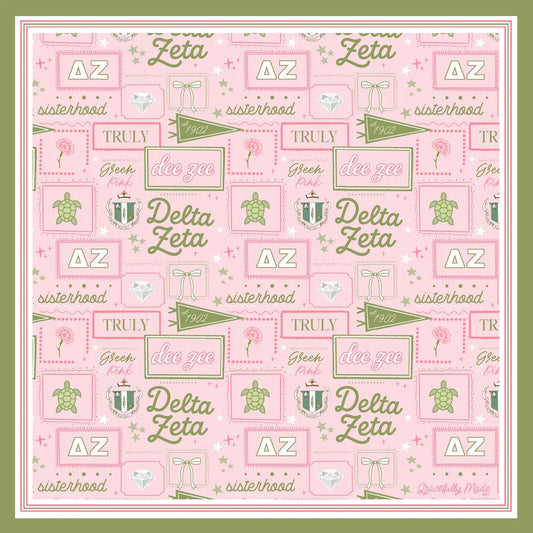 Delta Zeta Silk Scarf