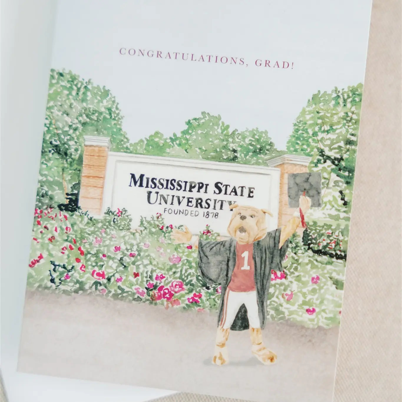 Licensed Mississippi State Graduation Greeting Card