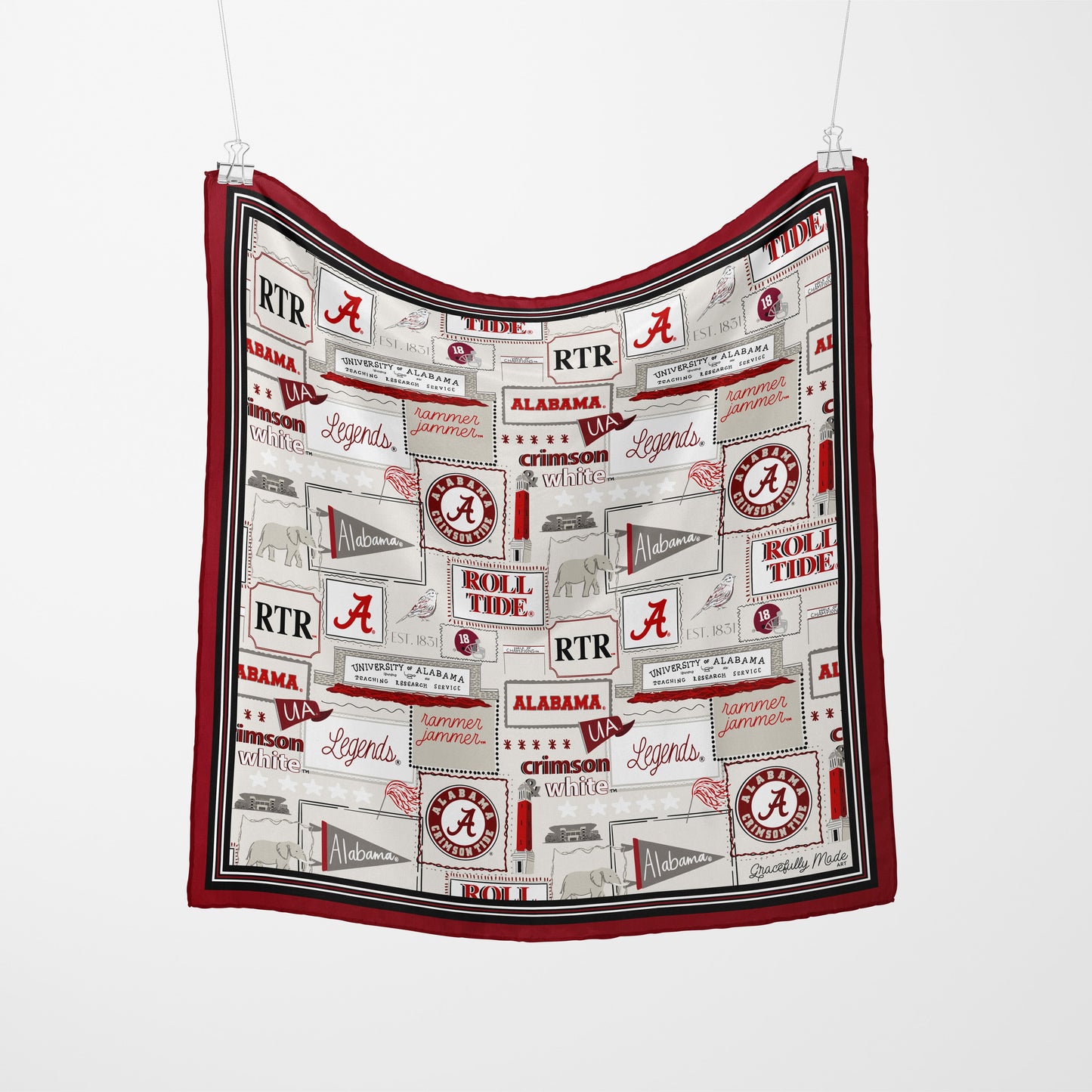 Alabama Silk Scarf