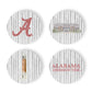 Alabama Striped Coasters