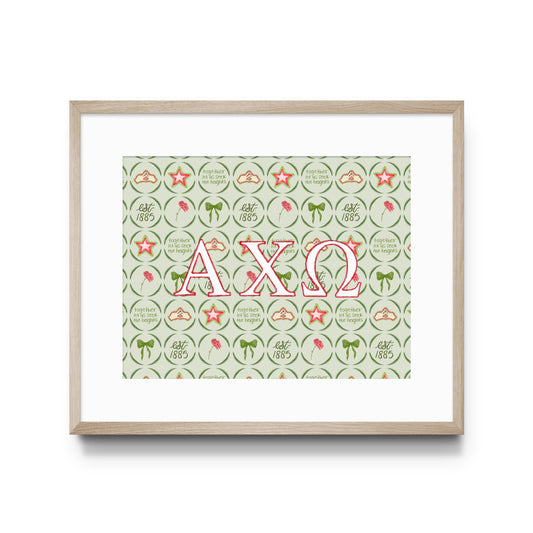 Alpha Chi Omega Art Print