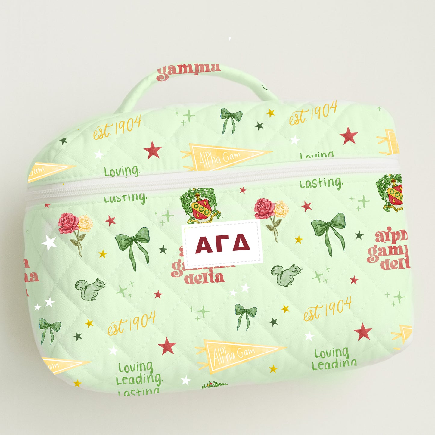 Alpha Gamma Delta Toiletry Bag PREORDER