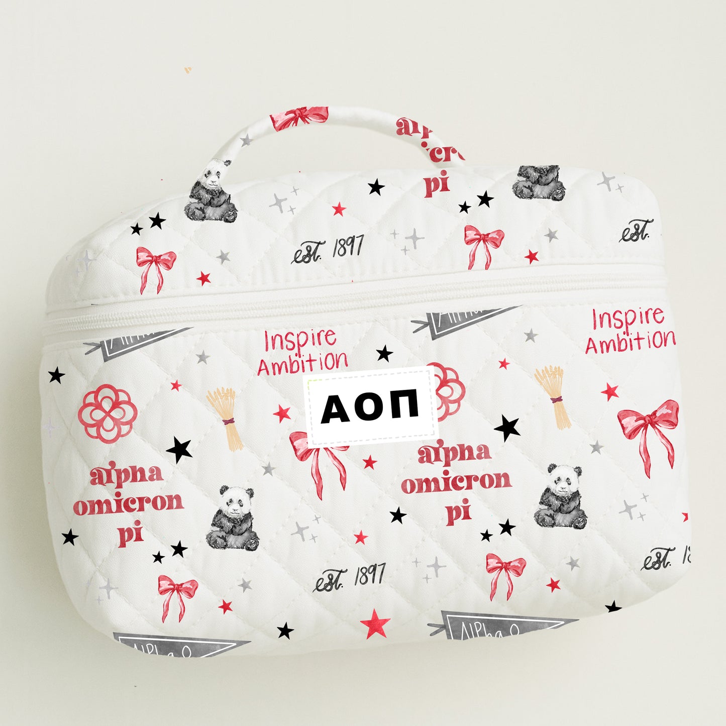 Alpha Omicron Pi Toiletry Bag PREORDER