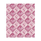Alpha Phi Flannel Fleece Blanket