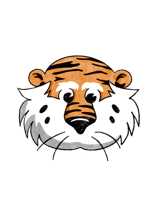Auburn University Aubie Sticker