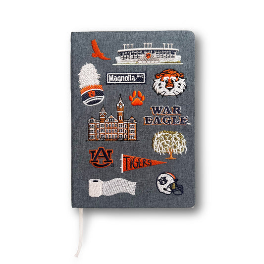 Embroidered Auburn University Hardcover Notebook