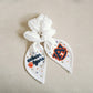 Auburn University Beaded Scrunchie