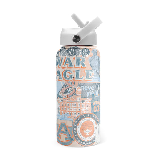 Auburn University 32 oz Insulated Water Bottle