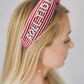University of Alabama Striped Headband