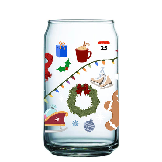 Christmas Glass Cup