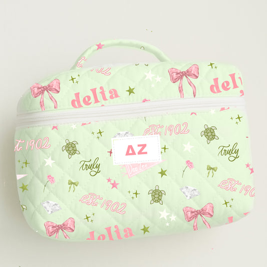 Delta Zeta Toiletry Bag PREORDER