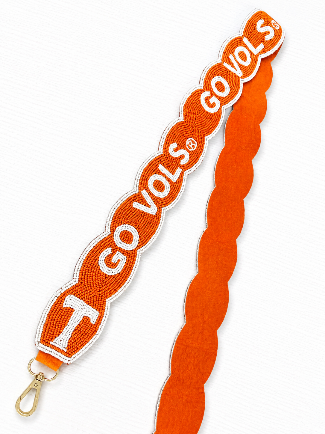 University of Tennessee Fully Beaded Scalloped Purse Strap