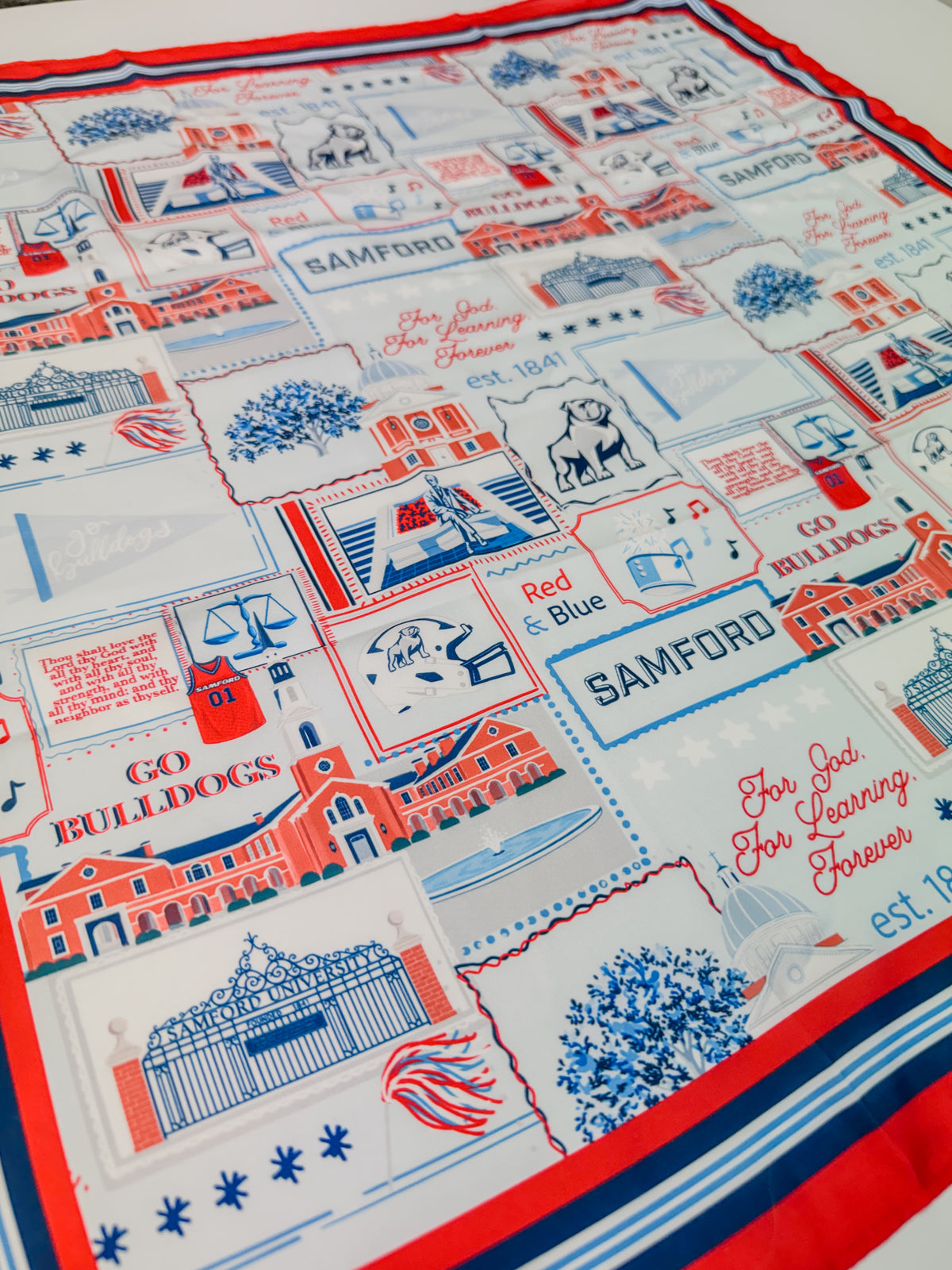 Samford University Silk Scarf