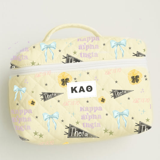 Kappa Alpha Theta Toiletry Bag PREORDER