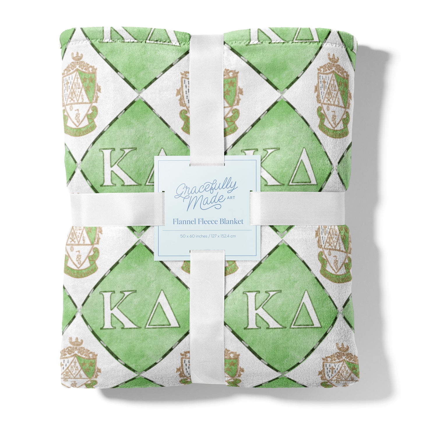 Kappa Delta Flannel Fleece Blanket