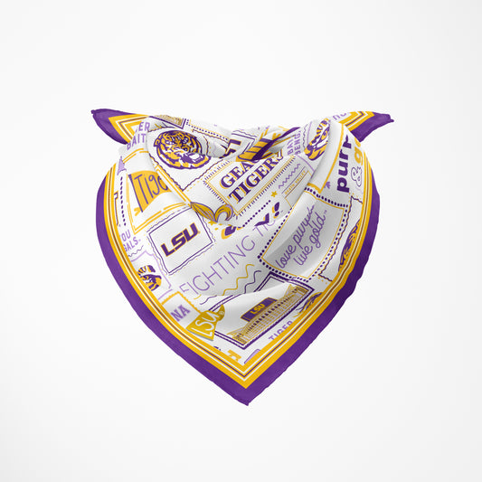 LSU Silk Scarf