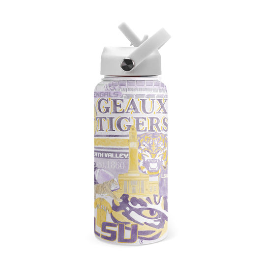 LSU 32 oz Insulated Water Bottle (Copy)